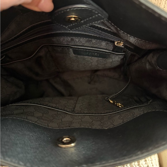 SALE! Michael Kors Hamilton Large Satchel 30S2GHMT3L Black Saffiano Finish - Picture 7 of 11